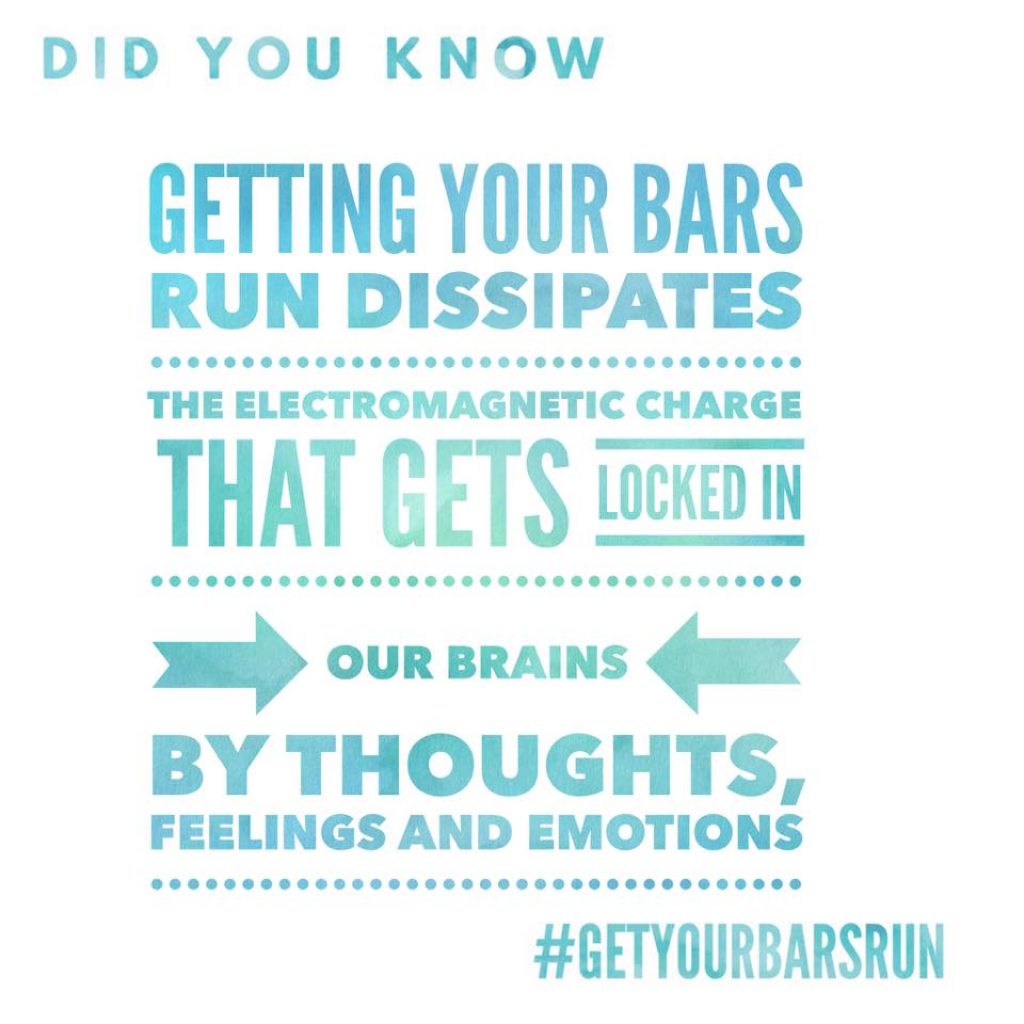 Bars can dissipate the electromagnetic charge that gets locked in our brains